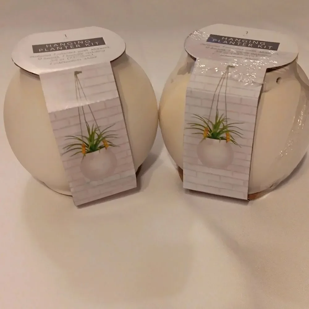 4 Hanging Planter Kits New‎